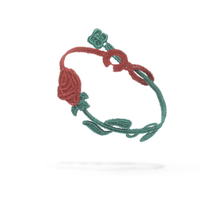 rose-flower-bicolor-bracelet-bordeaux-dark-green
