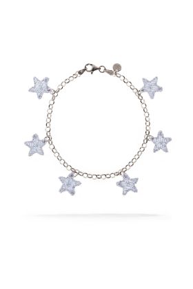 braccialetto-argento-stars-lavender-lurex